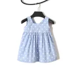 Toddler Girls Dresses Sleeveless Cotton Casual Dresses