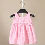 Toddler Girls Dresses Sleeveless Cotton Casual Dresses
