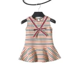 Toddler Dresses Sleeveless Cotton Casual Dresses for Little Girls 
