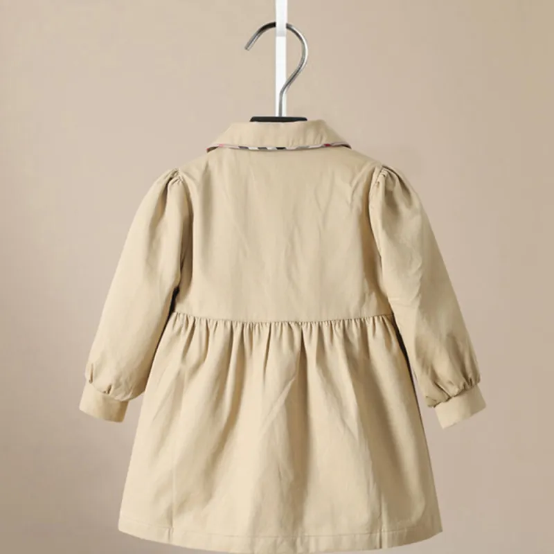 Baby and Toddler Girls Dress Long Sleeve Cotton Casual Dresses