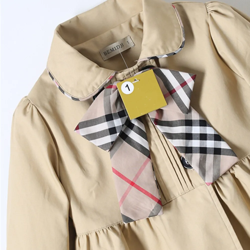 Baby and Toddler Girls Dress Long Sleeve Cotton Casual Dresses