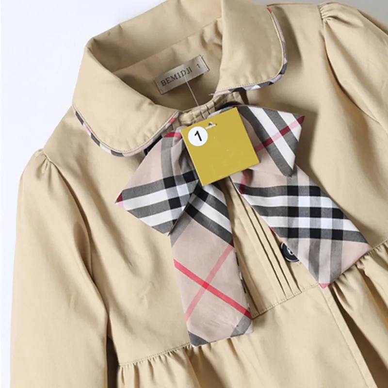 Baby and Toddler Girls Dress Long Sleeve Cotton Casual Dresses