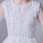 Princess Girls Dress for Wedding Birthday Party Piano Show White Dress