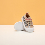 Baby Shoes for Boys and Girls Anti-slip Hook and Loops Canvas Sneaker Shoes