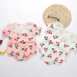 Baby Girls Bodysuit Cotton Summer Short-Sleeve Clothes