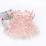 2021 New Baby Girls Dresses Summer Sleeveless Printing Gauze Princess Dress