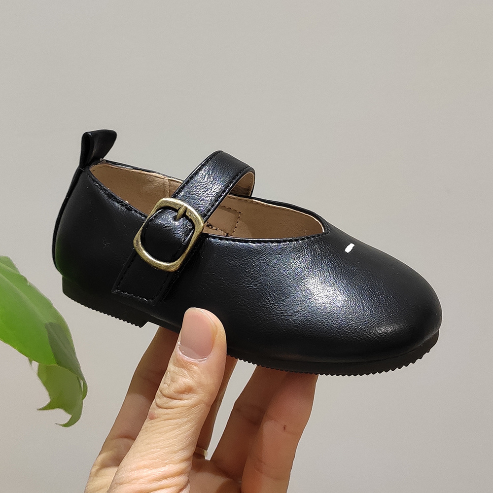 Baby Girls Dress Shoes Leather Slip on Flats Comfortable Walking Mary Jane Shoes