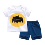 Baby Boys Clothes Summer Cotton Stripe Short-Sleeve T-Shirt and Shorts Set