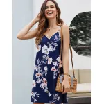 KISFLY 2021 New Women's Summer Halter Floral Print Sleeveless Dress