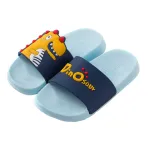 Boys Girls Slide Sandals Summer Lightweight Non-Slip Outdoor Beach Water Shoes Dinosaur Pool Slippers(Toddler/Little Kids)