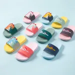 Boys Girls Slide Sandals Summer Lightweight Non-Slip Outdoor Beach Water Shoes Dinosaur Pool Slippers(Toddler/Little Kids)