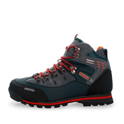 Leather high wear-resistant hiking shoes non-slip outdoor men shoes 01