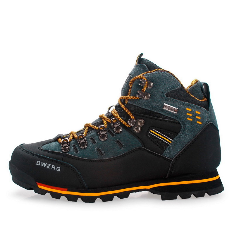 Leather high wear-resistant hiking shoes non-slip outdoor men shoes
