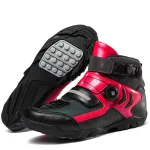Men motorcycle riding shoes off-road racing low boots