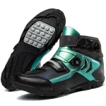 Men motorcycle riding shoes off-road racing low boots