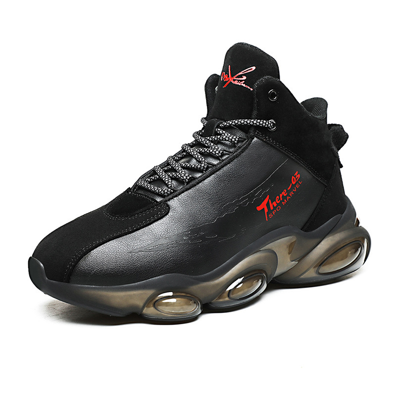 2021 new casual shoes men's sports shoes high-top soft-soled running shoes