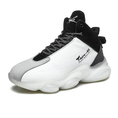 2021 new casual shoes men's sports shoes high-top soft-soled running shoes 02