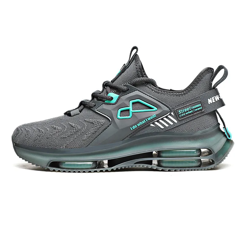 Fashion sneaker comfortable men casual shoes double air cushion running shoes
