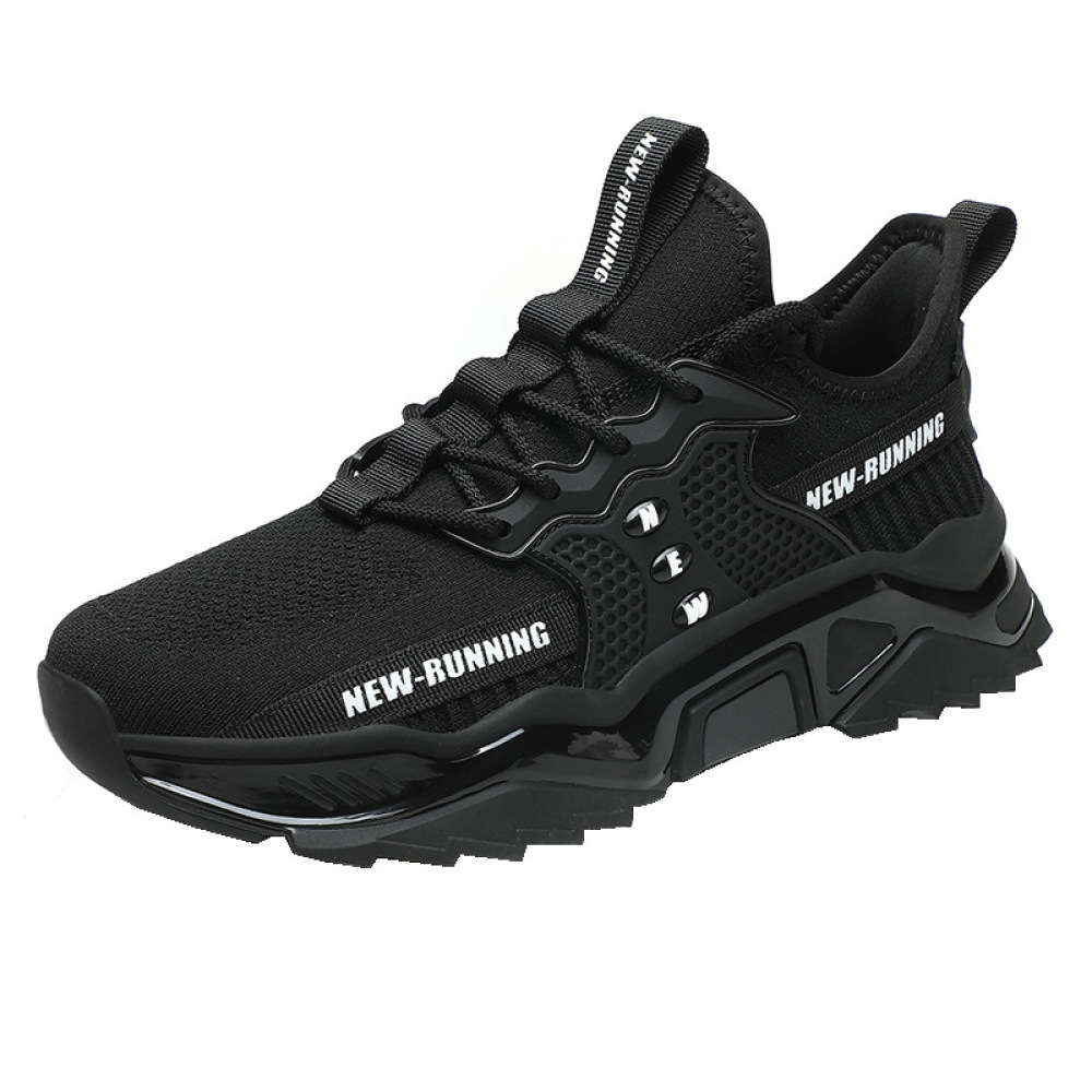 Fashion sneaker comfortable breathable shock absorption non slip sports shoes