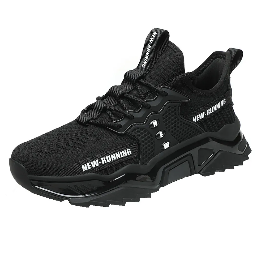 Fashion sneaker comfortable breathable shock absorption non slip sports shoes