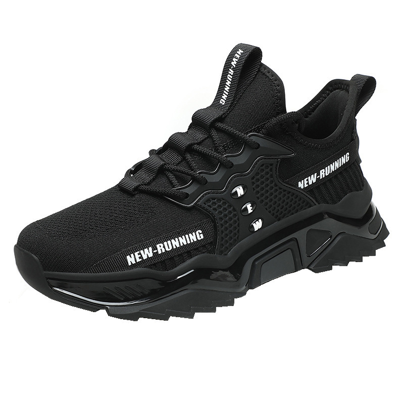 Fashion sneaker comfortable breathable shock absorption non slip sports shoes