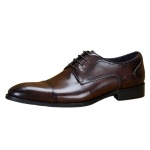 Men leather business shoes round toe suit shoes