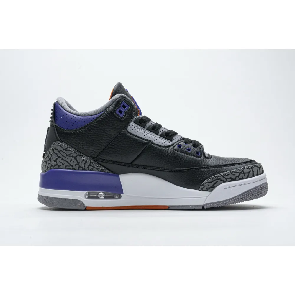 Perfectkicks Jordan 3 Retro Black Court Purple,CT8532-050