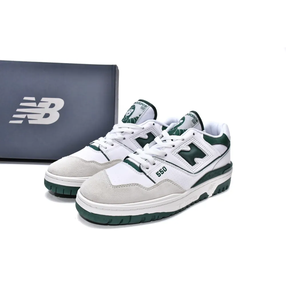 BoostMasterLin New Balance 550 White Green BB550WT1