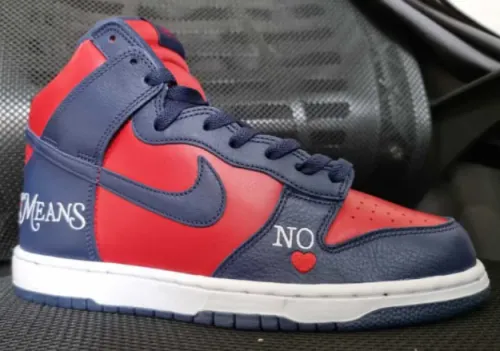 No stamp, Supreme x Nike SB Dunk High new joint exposure