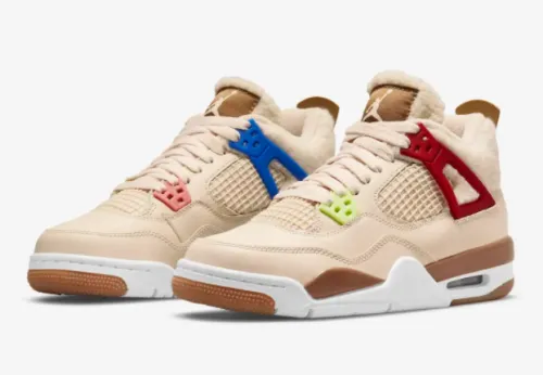 Cool sneakers for men-Air Jordan 4 GS is released in a new color scheme!