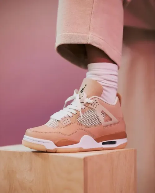 Cool sneakers for women-Little OW is here, Air Jordan 4 