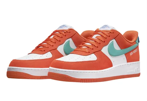 Cool shoes Air Force 1 Low Athletic Club White Orange