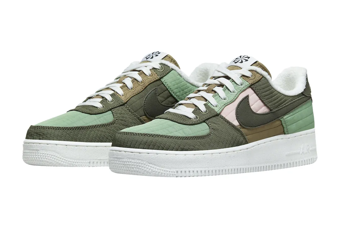cool cheap shoes Air Force 1 Low Toasty Oil Green