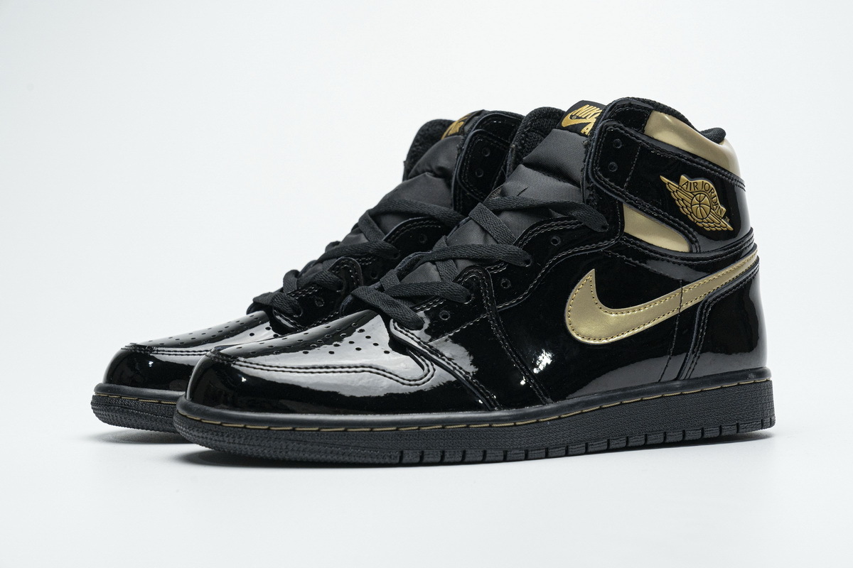 Jordan 1 Retro High Black Metallic Gold (2020)
