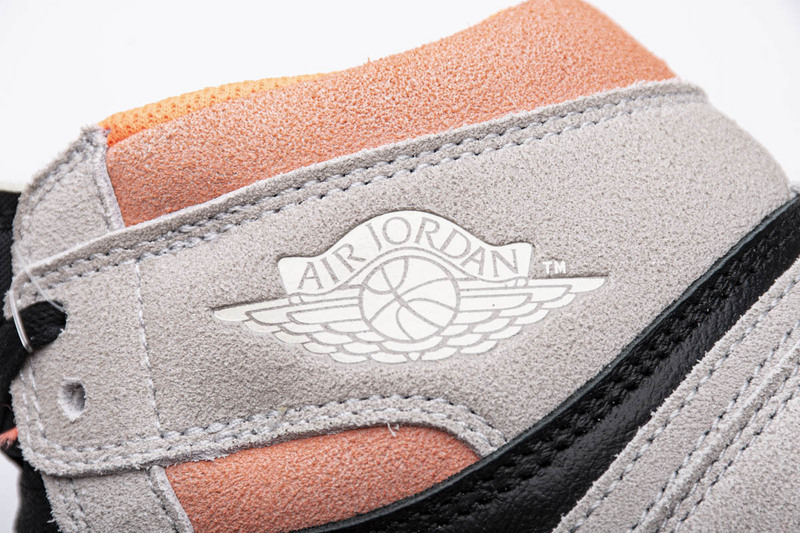 Jordan 1 Retro High Neutral Grey Hyper Crimson