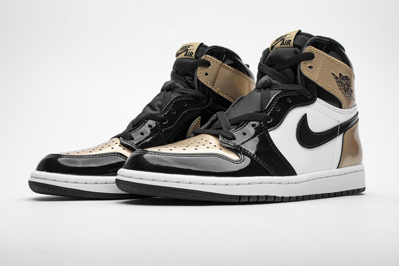 Jordan 1 Retro High NRG Patent Gold Toe