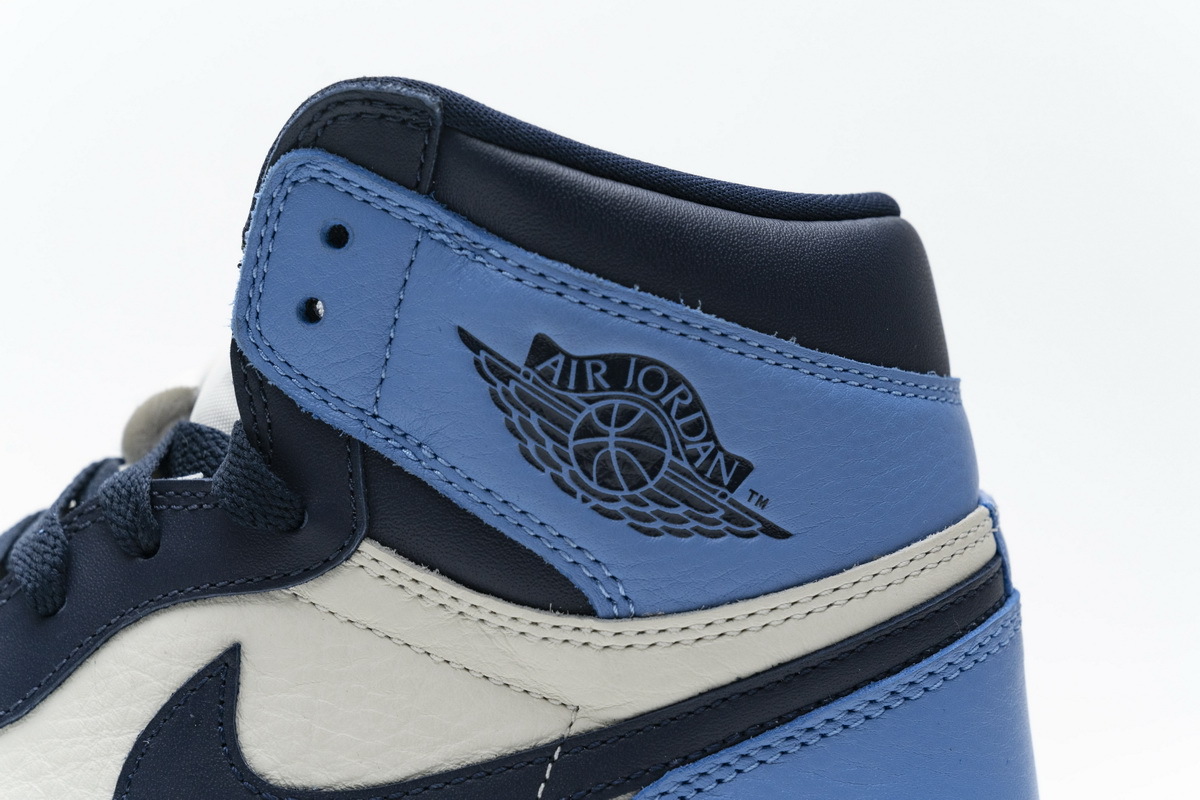Jordan 1 Retro High Obsidian UNC