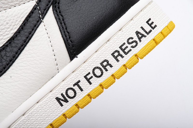 Jordan 1 Retro High "Not for Resale" Varsity Maize