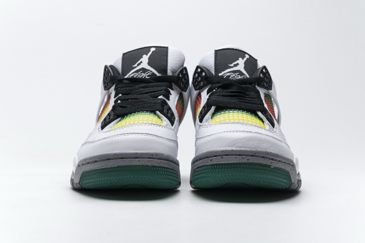 Jordan 4 Retro Lucid Green Rasta