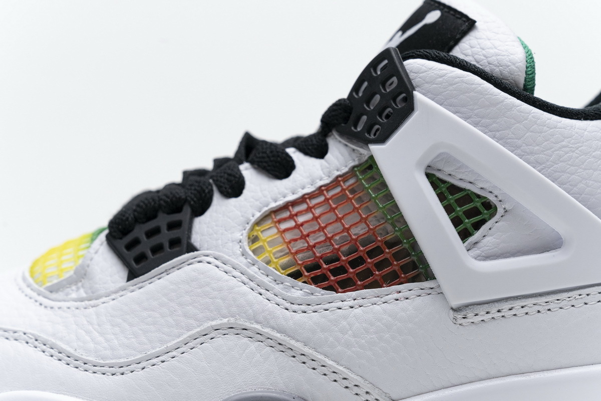 Jordan 4 Retro Lucid Green Rasta