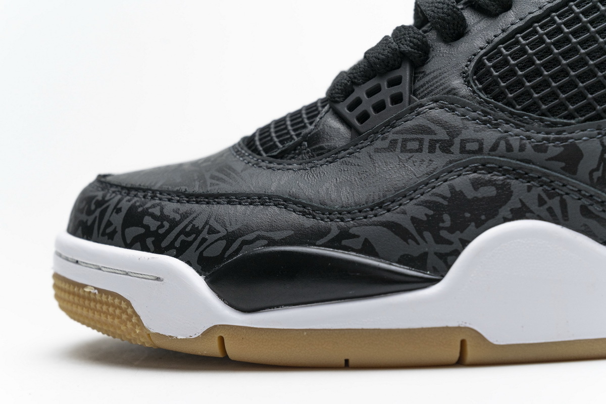 Jordan 4 Retro Laser Black Gum