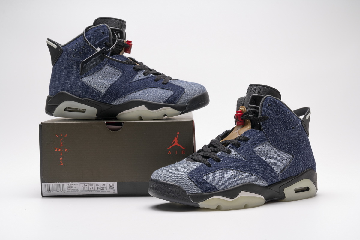 Jordan 6 Retro Washed Denim (Mid Quality)