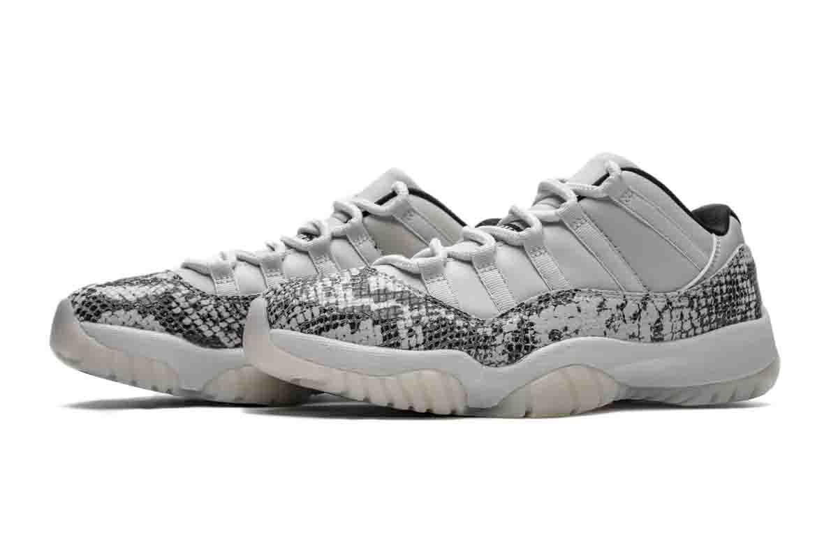 Jordan 11 Retro Low Snake Light Bone (Mid Quality)