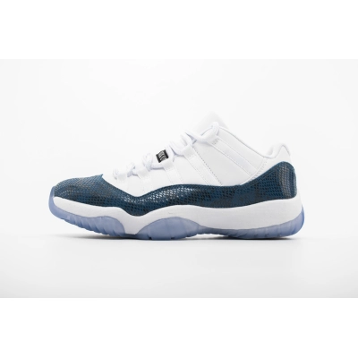 Jordan 11 Retro Low Snake Navy (2019) (Mid Quality) 01