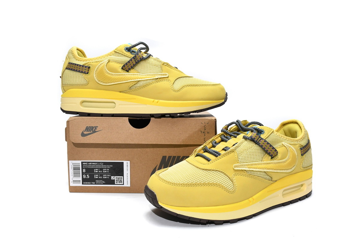 Nike Air Max 1 Travis Scott Cactus Jack Saturn Gold