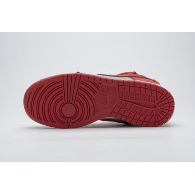 Nike Dunk Low Off-White University Red(Mid Quality) 02