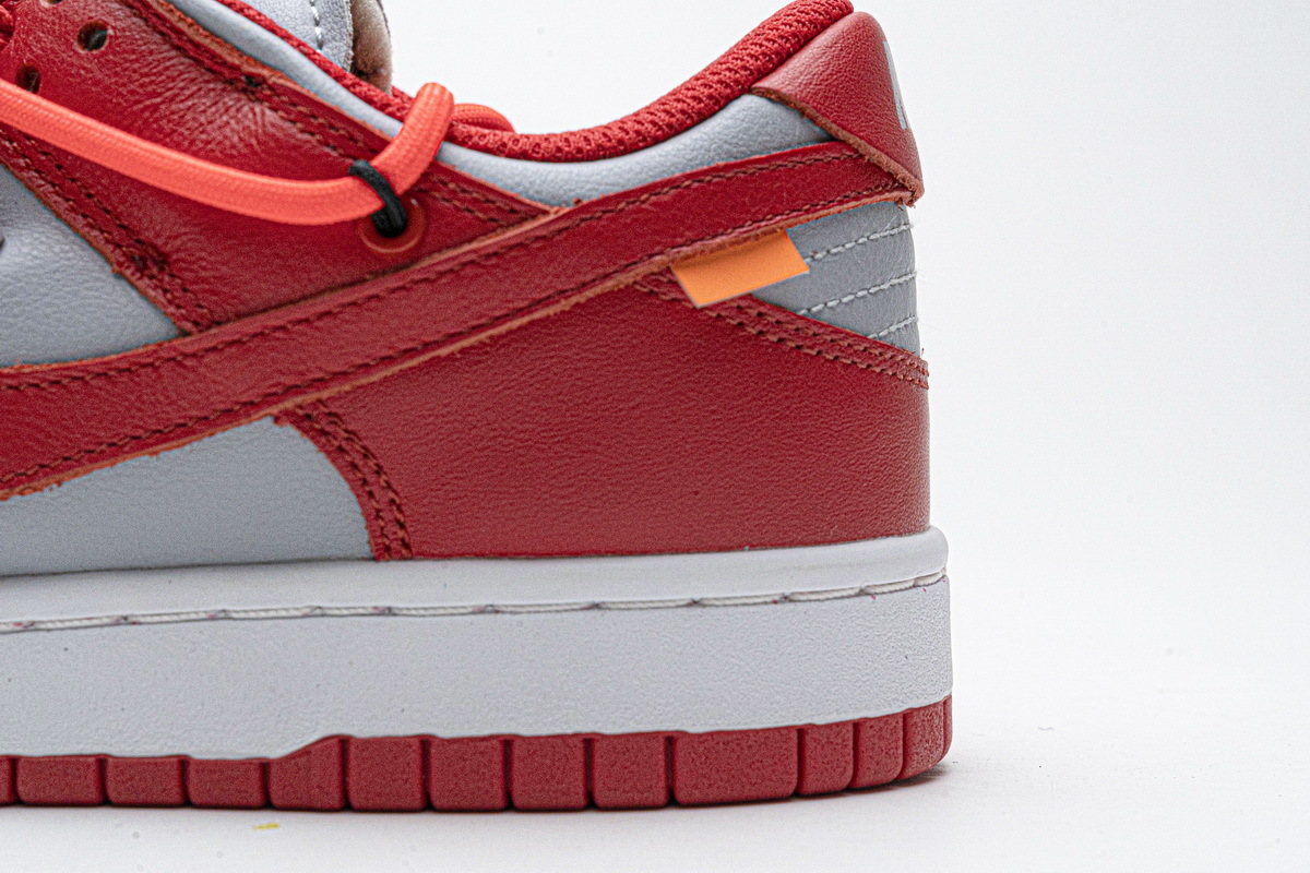 Nike Dunk Low Off-White University Red(Mid Quality)
