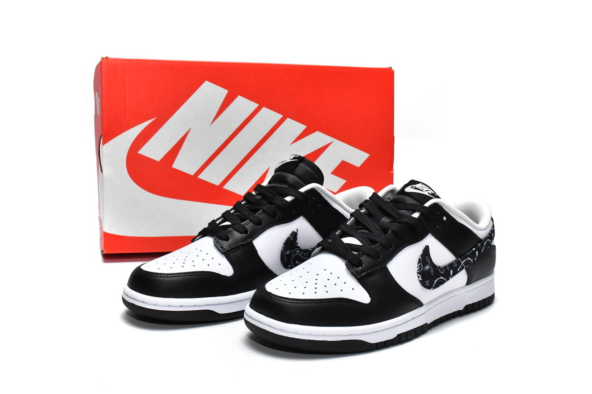 Nike Dunk Low Essential Paisley Pack Black (Mid Quality)
