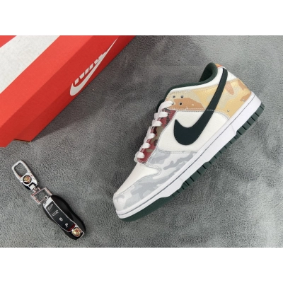 Nike Dunk Low SE Sail Multi-Camo (Mid Quality) 01