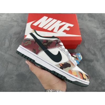 Nike Dunk Low SE Sail Multi-Camo (Mid Quality) 02